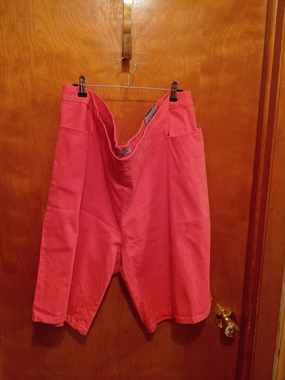 Catherines Coral Pink Bermuda Shorts